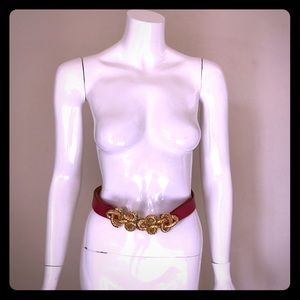 Genuine snake skin belt vintage one of a kind